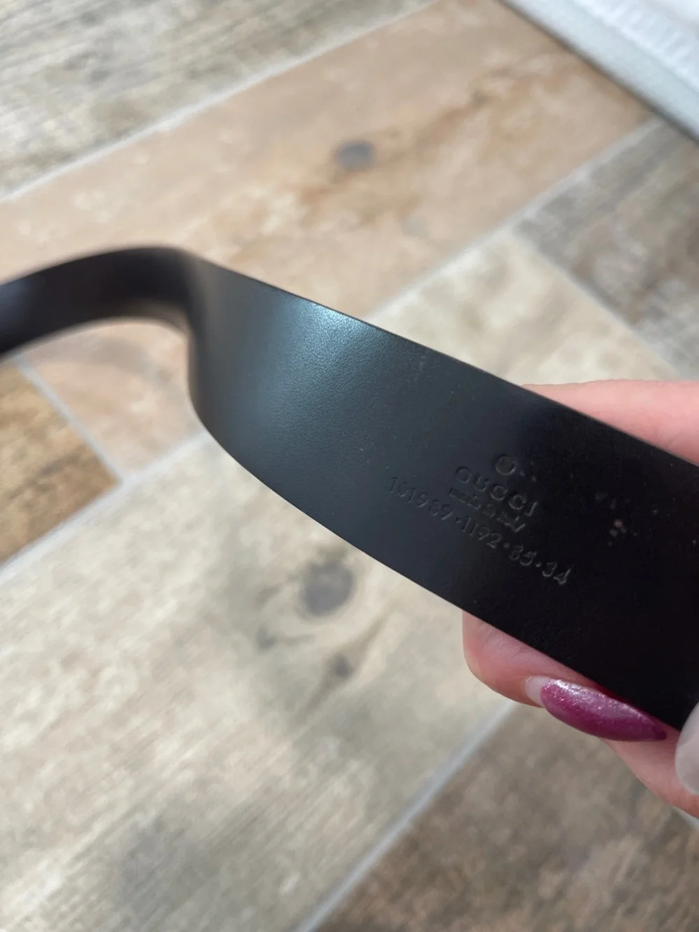 Gucci Brown Smooth Leather Belt - Picture 2 of 6